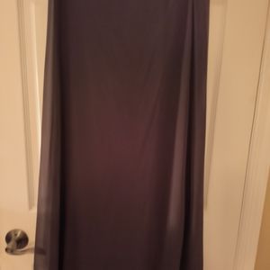 Chocolate brown full-length women's skirt by Express. Size 7/8 Chiffon